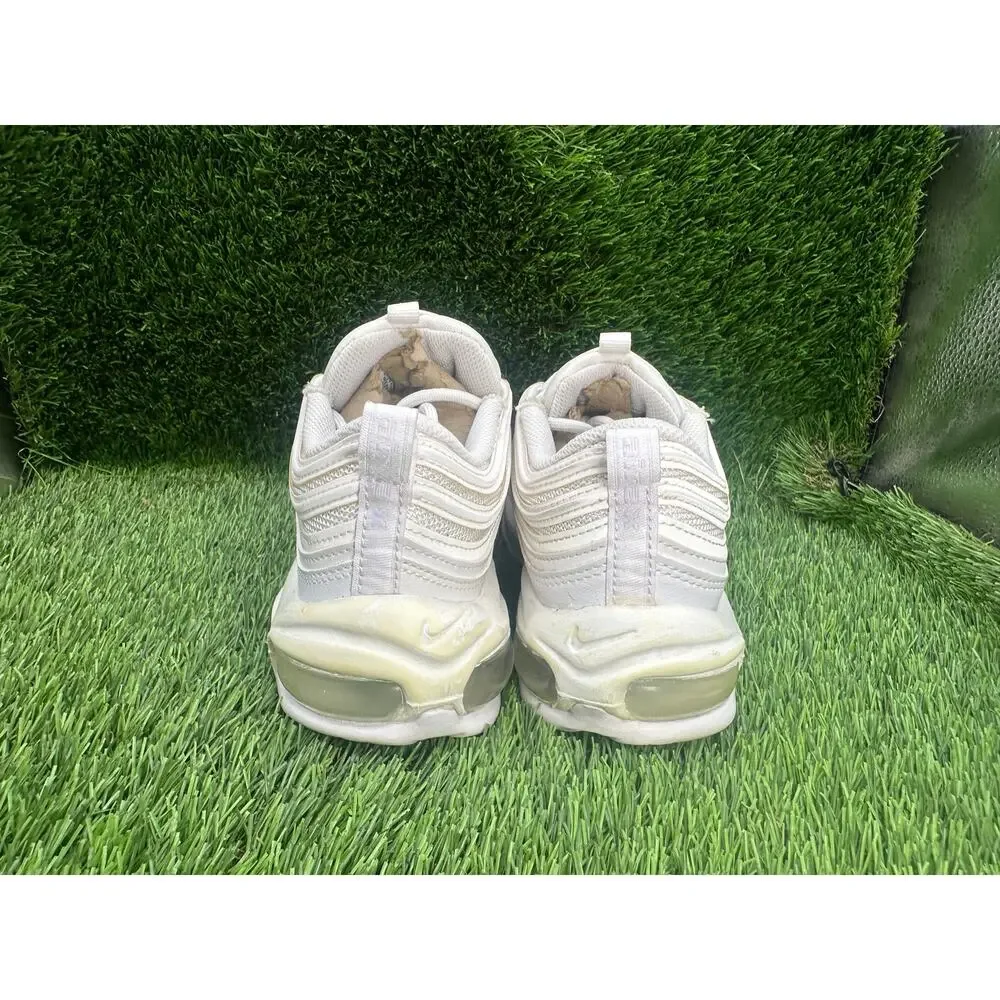 Nike Air Max 97 DH8016-100 Athletic Sneaker Women's 6.5 White Synthetic Jogging